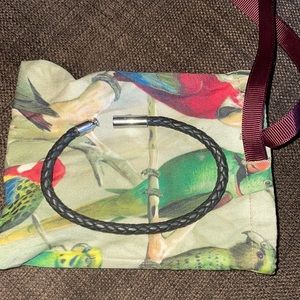 Ted Baker Mens Woven Leather Bracelet